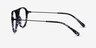 Kinesis Clear Black Floral AcetateEyeglass Frames from EyeBuyDirect, Side View