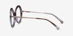 Endless Orange Striped AcetateEyeglass Frames from EyeBuyDirect, Side View