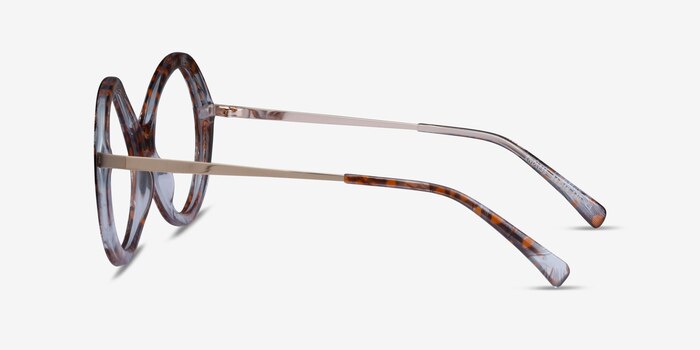 Endless Orange Striped Acetate Eyeglass Frames from EyeBuyDirect
