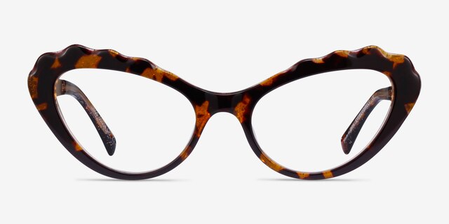 Lingo Tortoise AcetateEyeglass Frames from EyeBuyDirect, Front View