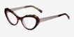 Lingo Tortoise AcetateEyeglass Frames from EyeBuyDirect, Angle View