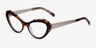 Lingo Tortoise AcetateEyeglass Frames from EyeBuyDirect, Angle View