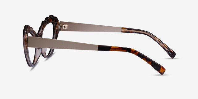 Lingo Tortoise AcetateEyeglass Frames from EyeBuyDirect, Side View