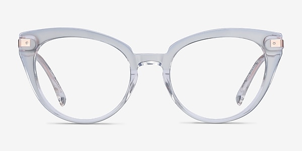 Friday Clear Purple Acetate Eyeglass Frames
