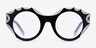 Audition Black Clear AcetateEyeglass Frames from EyeBuyDirect, Front View