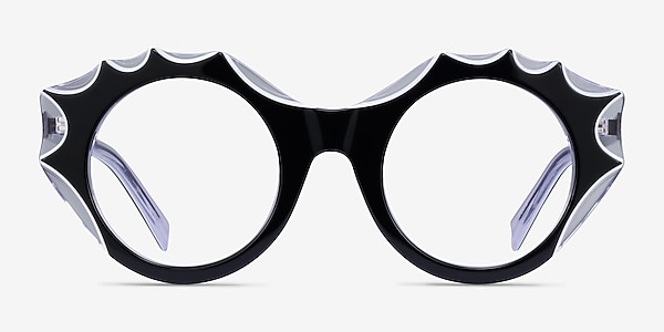 Audition Black Clear Acetate Eyeglass Frames