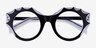 Audition Black Clear AcetateEyeglass Frames from EyeBuyDirect, Closed View