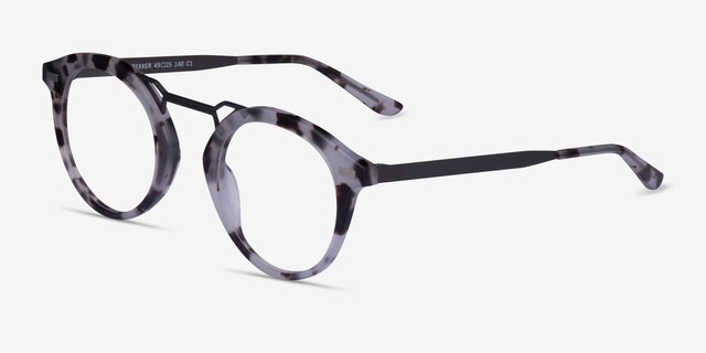 Trekker IvoryTortoise AcetateEyeglass Frames from EyeBuyDirect, Angle View