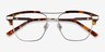 Flight Matte Gold Tortoise AcetateEyeglass Frames from EyeBuyDirect, Closed View