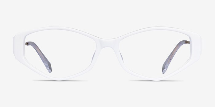 Dia White Acetate Eyeglass Frames from EyeBuyDirect