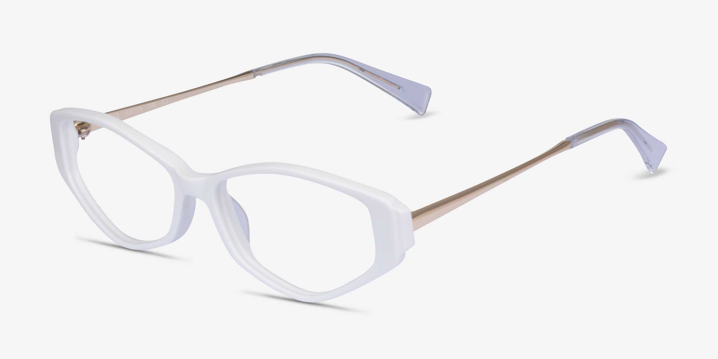 Dia Cat Eye White Glasses for Women Eyebuydirect Canada