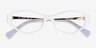 Dia White AcetateEyeglass Frames from EyeBuyDirect, Closed View