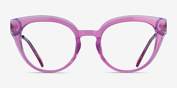 Swerve Clear Purple Acetate Eyeglass Frames