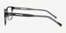Video Matte Black Carbon-fiberEyeglass Frames from EyeBuyDirect, Side View