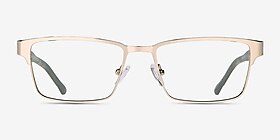 Victory Gold Olive Carbon-fiber Montures de lunettes de vue d'EyeBuyDirect, Vue de Face