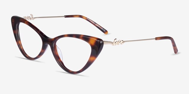 Evermore Tortoise AcetateEyeglass Frames from EyeBuyDirect, Angle View