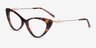 Evermore Tortoise AcetateEyeglass Frames from EyeBuyDirect, Angle View