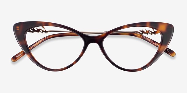 Evermore Tortoise AcetateEyeglass Frames from EyeBuyDirect, Closed View