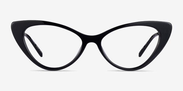 Evermore Black Acetate Eyeglass Frames