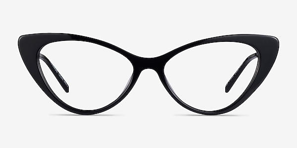 Evermore Black Acetate Eyeglass Frames