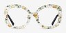 Paeonia Yellow Floral AcetateEyeglass Frames from EyeBuyDirect, Front View