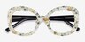 Paeonia Yellow Floral AcetateEyeglass Frames from EyeBuyDirect, Closed View