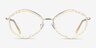 Folium Yellow Floral AcetateEyeglass Frames from EyeBuyDirect, Front View