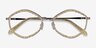 Folium Yellow Floral AcetateEyeglass Frames from EyeBuyDirect, Closed View