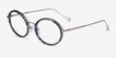 Cybele Gray Floral Gold AcetateEyeglass Frames from EyeBuyDirect, Angle View