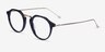 Phoebe Blue Floral AcetateEyeglass Frames from EyeBuyDirect, Angle View