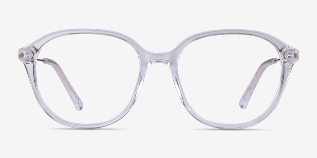 Forever Clear AcetateEyeglass Frames from EyeBuyDirect, Front View
