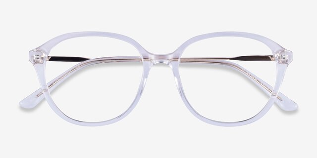 Forever Clear AcetateEyeglass Frames from EyeBuyDirect, Closed View