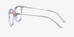 Radiant Clear AcetateEyeglass Frames from EyeBuyDirect, Side View