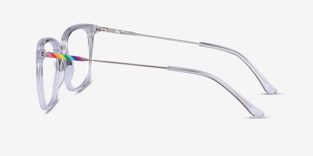 Radiant Clear AcetateEyeglass Frames from EyeBuyDirect, Side View