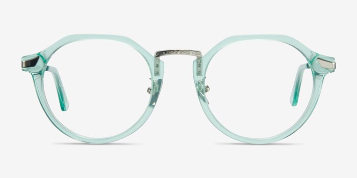 Yates Clear Green Acetate Eyeglass Frames from EyeBuyDirect