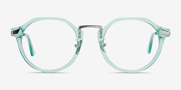 Yates Clear Green Acetate Eyeglass Frames