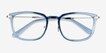 Clayton Clear Blue AcetateEyeglass Frames from EyeBuyDirect, Closed View