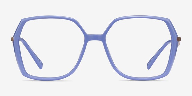 Ellipse Purple AcetateEyeglass Frames from EyeBuyDirect, Front View