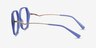 Ellipse Purple AcetateEyeglass Frames from EyeBuyDirect, Side View