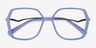 Ellipse Purple AcetateEyeglass Frames from EyeBuyDirect, Closed View