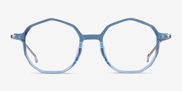 Carmelo Clear Blue Acétate Montures de lunettes de vue