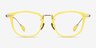 Terra Yellow AcetateEyeglass Frames from EyeBuyDirect, Front View