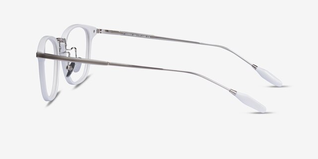 Terra White AcetateEyeglass Frames from EyeBuyDirect, Side View