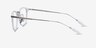 Terra White AcetateEyeglass Frames from EyeBuyDirect, Side View