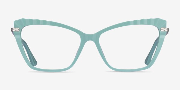 Choir Green Silver Acétate Montures de lunettes de vue