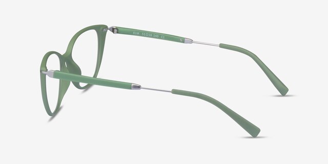 Elm Green PlasticEyeglass Frames from EyeBuyDirect, Side View
