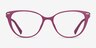 Elm Purple PlasticEyeglass Frames from EyeBuyDirect, Front View