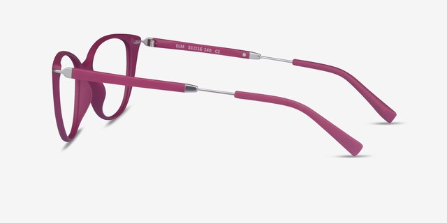 Elm Purple PlasticEyeglass Frames from EyeBuyDirect, Side View