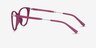 Elm Purple PlasticEyeglass Frames from EyeBuyDirect, Side View