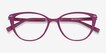 Elm Purple MetalEyeglass Frames from EyeBuyDirect, Closed View